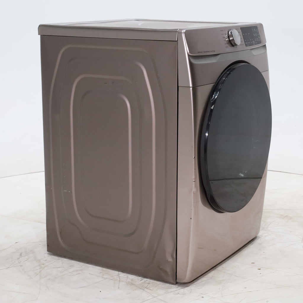 Pictures of Champagne Samsung 7.5 cu. ft. Front Load Electric Dryer with Steam Sanitize+ - Scratch & Dent - Minor - Neu Appliance Outlet - Discount Appliance Outlet in Austin, Tx