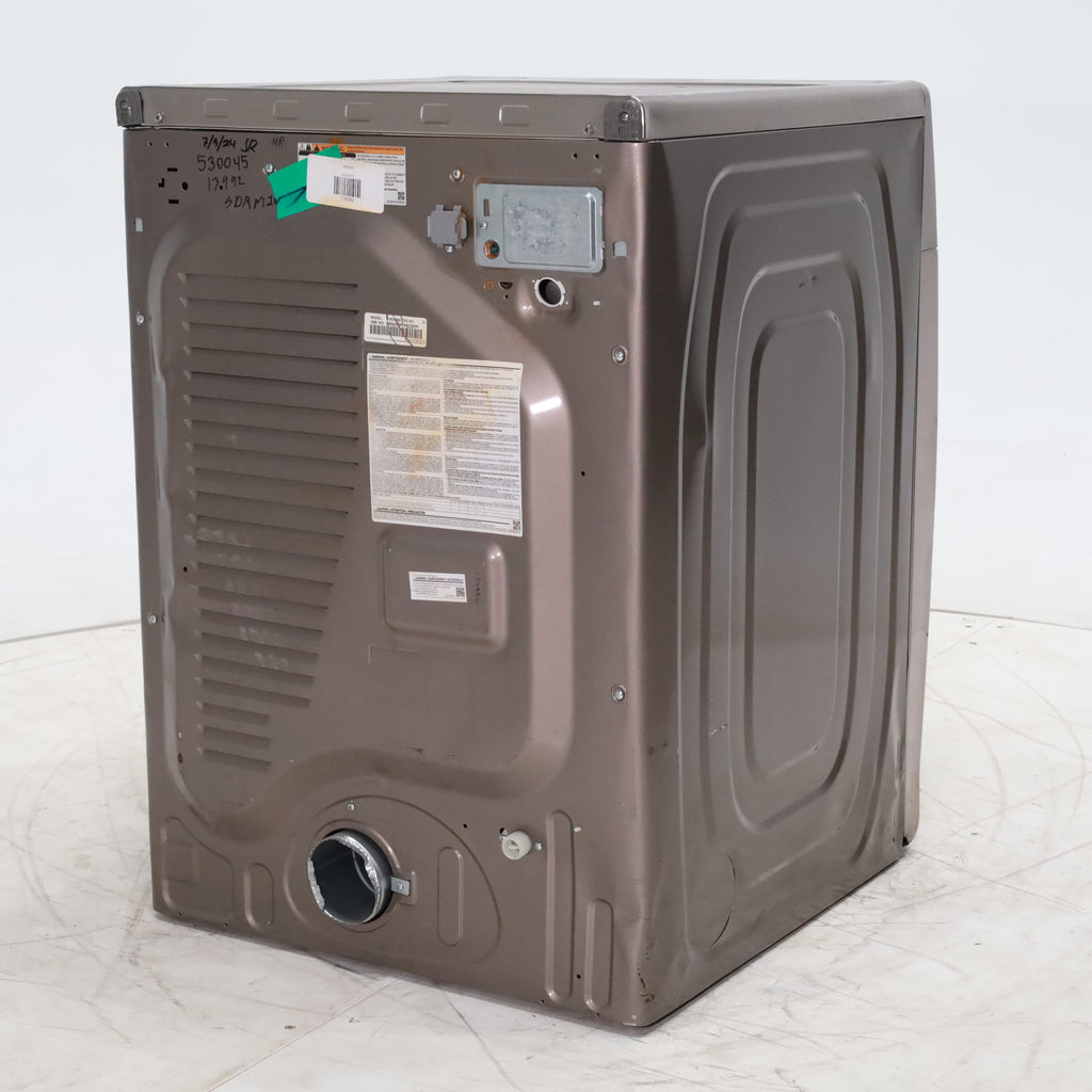 Pictures of Champagne Samsung 7.5 cu. ft. Front Load Electric Dryer with Steam Sanitize+ - Scratch & Dent - Minor - Neu Appliance Outlet - Discount Appliance Outlet in Austin, Tx