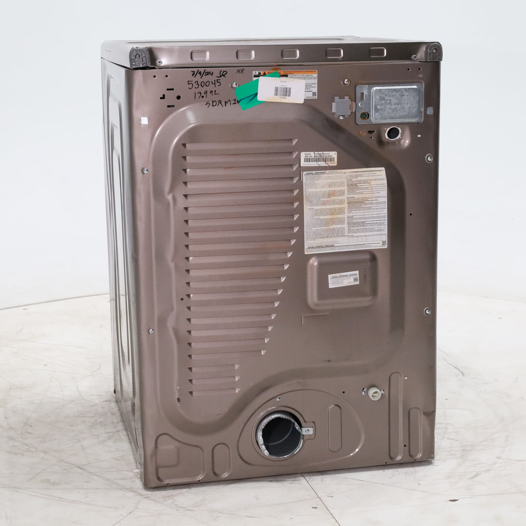 Pictures of Champagne Samsung 7.5 cu. ft. Front Load Electric Dryer with Steam Sanitize+ - Scratch & Dent - Minor - Neu Appliance Outlet - Discount Appliance Outlet in Austin, Tx