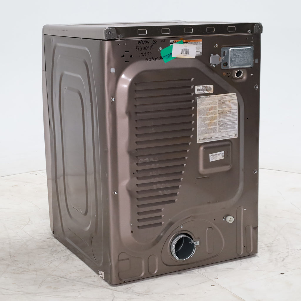 Pictures of Champagne Samsung 7.5 cu. ft. Front Load Electric Dryer with Steam Sanitize+ - Scratch & Dent - Minor - Neu Appliance Outlet - Discount Appliance Outlet in Austin, Tx