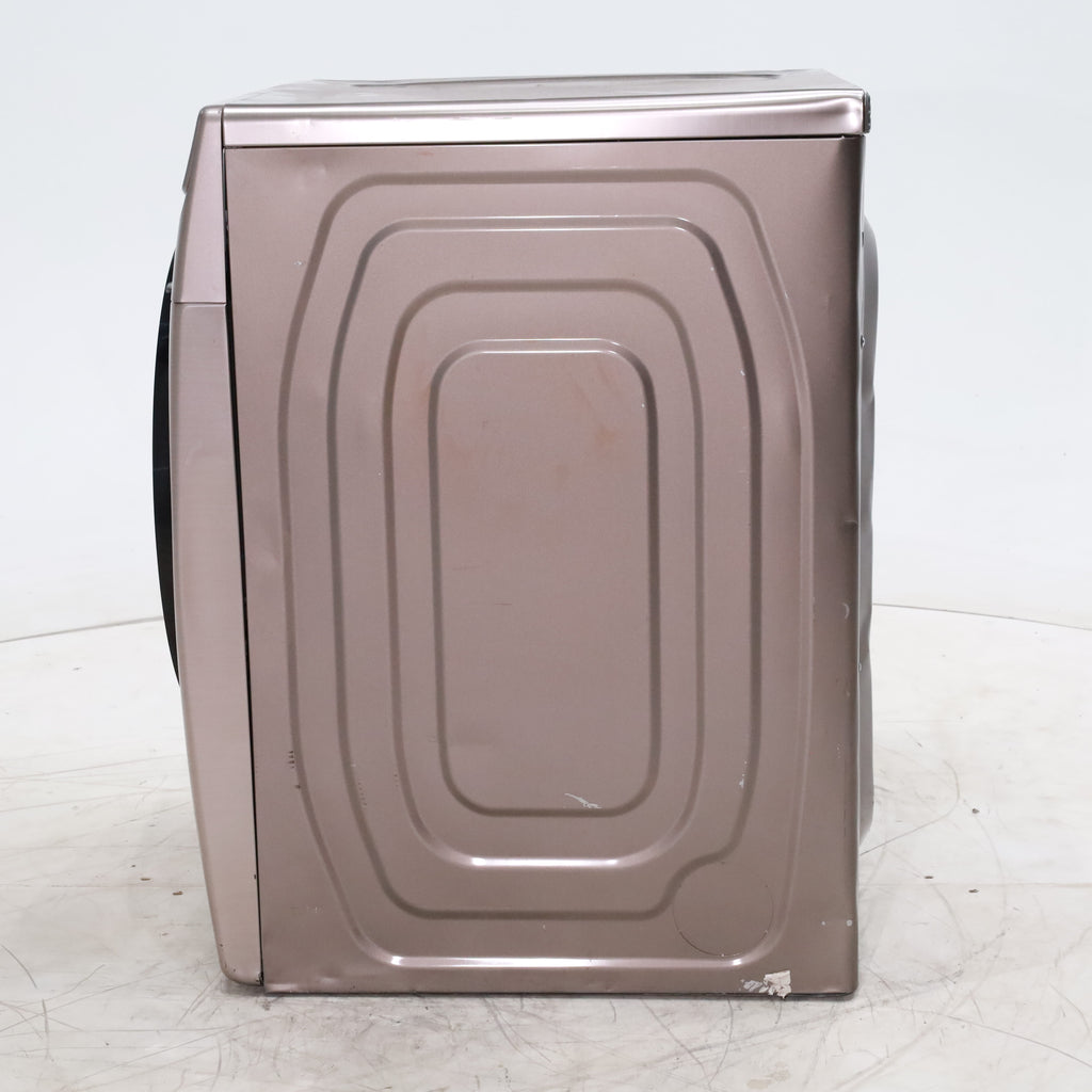Pictures of Champagne Samsung 7.5 cu. ft. Front Load Electric Dryer with Steam Sanitize+ - Scratch & Dent - Minor - Neu Appliance Outlet - Discount Appliance Outlet in Austin, Tx