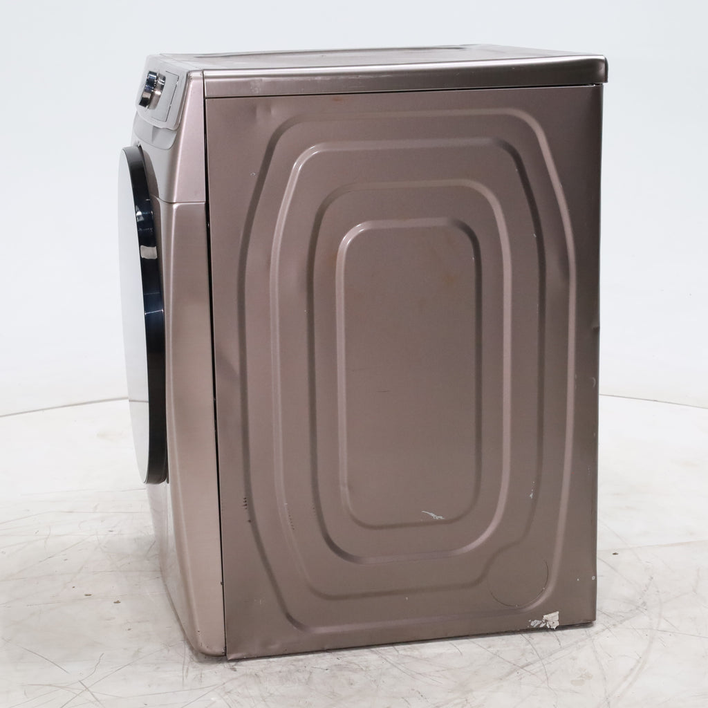 Pictures of Champagne Samsung 7.5 cu. ft. Front Load Electric Dryer with Steam Sanitize+ - Scratch & Dent - Minor - Neu Appliance Outlet - Discount Appliance Outlet in Austin, Tx