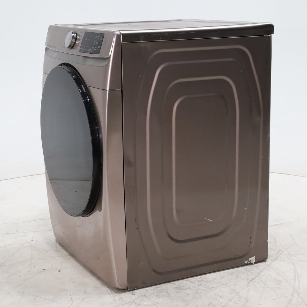 Pictures of Champagne Samsung 7.5 cu. ft. Front Load Electric Dryer with Steam Sanitize+ - Scratch & Dent - Minor - Neu Appliance Outlet - Discount Appliance Outlet in Austin, Tx