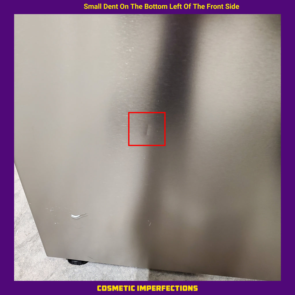 Pictures of Frigidaire 21 Cu. Ft. Counter-Depth Side-by-Side Refrigerator in Fingerprint-Resistant Stainless Steel - 3SD430 - FRSG2115AV - Scratch & Dent (Moderate) - Neu Appliance Outlet - Discount Appliance Outlet in Austin, Tx