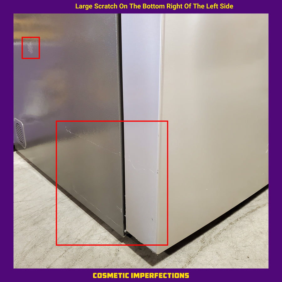 Whirlpool 30 Cu. Ft. French Door Refrigerator with Dual Ice Makers with Fingerprint-Resistant Stainless Finish WRFF3736SZ - Scratch & Dent (Major)