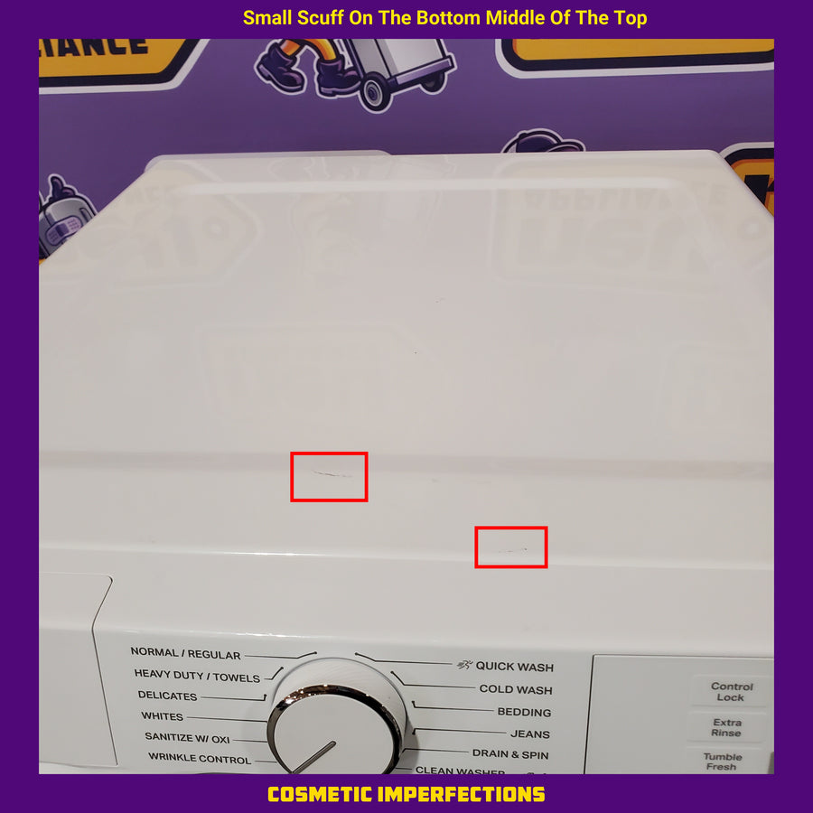 Whirlpool White Front Load Energy Star 4.5 Cu. Ft. Washer with Tumble Fresh Option and Sanitize Cycle with Oxi 251318SD1341 - WFW4720RW - Scratch and Dent (Moderate)