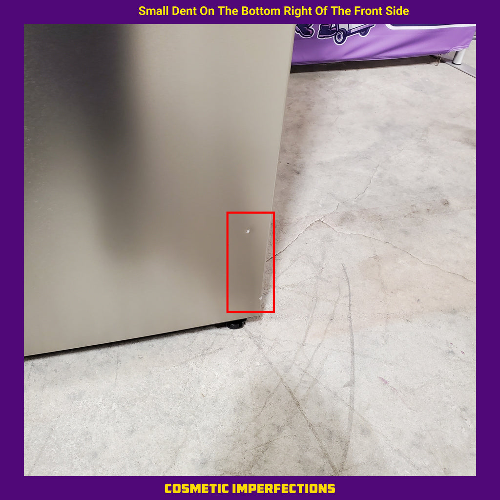 Pictures of Frigidaire 21 Cu. Ft. 36" Counter-Depth Side-by-Side Refrigerator in Fingerprint-Resistant Stainless Steel FRSG2115AV - Scratch & Dent (Minor) - Neu Appliance Outlet - Discount Appliance Outlet in Austin, Tx