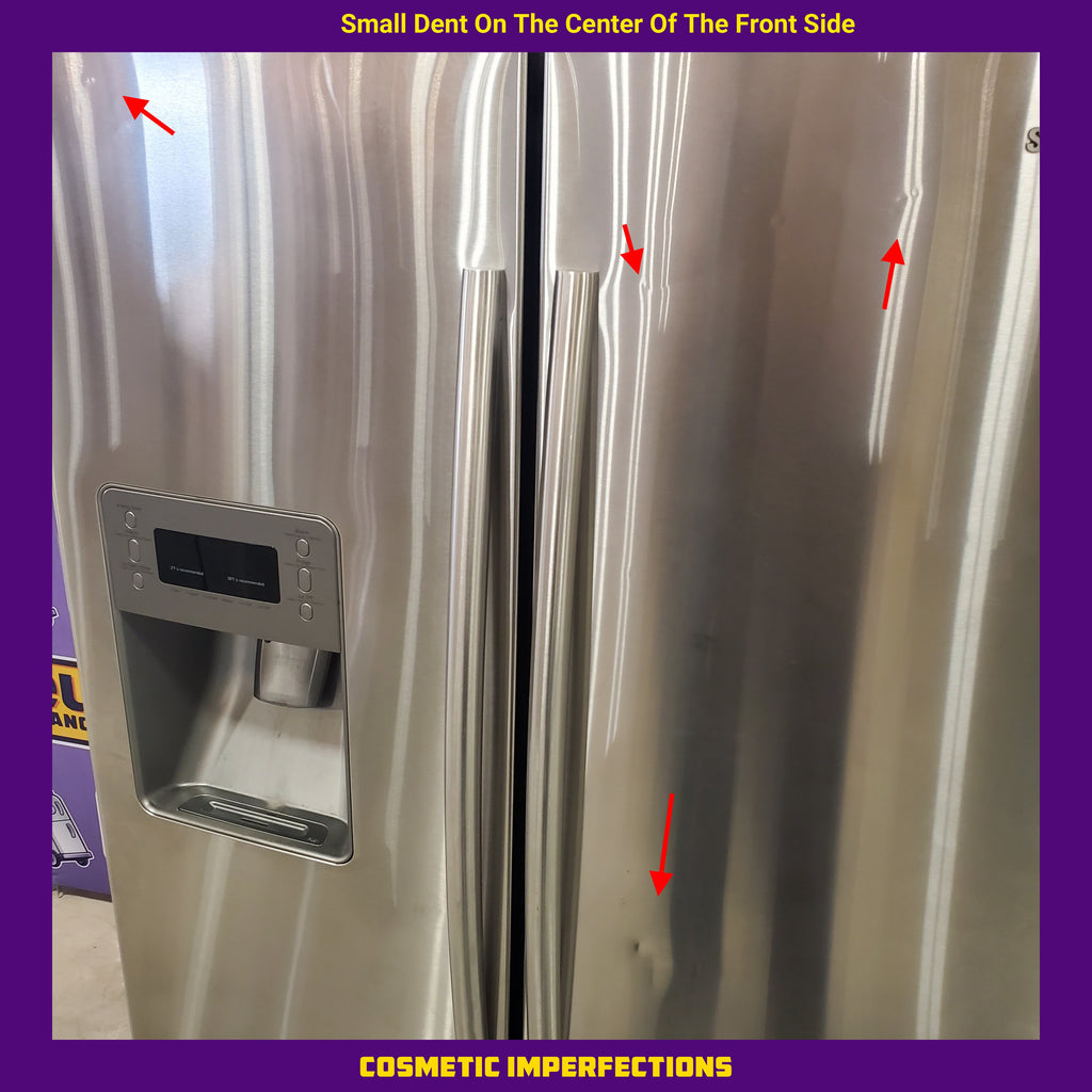 Pictures of Samsung 25.7-cu ft French Door Refrigerator with Dual Ice Maker, Water and Ice Dispenser (Stainless Steel) ENERGY STAR-RF268ABRS-Certified Refurbished - Neu Appliance Outlet - Discount Appliance Outlet in Austin, Tx