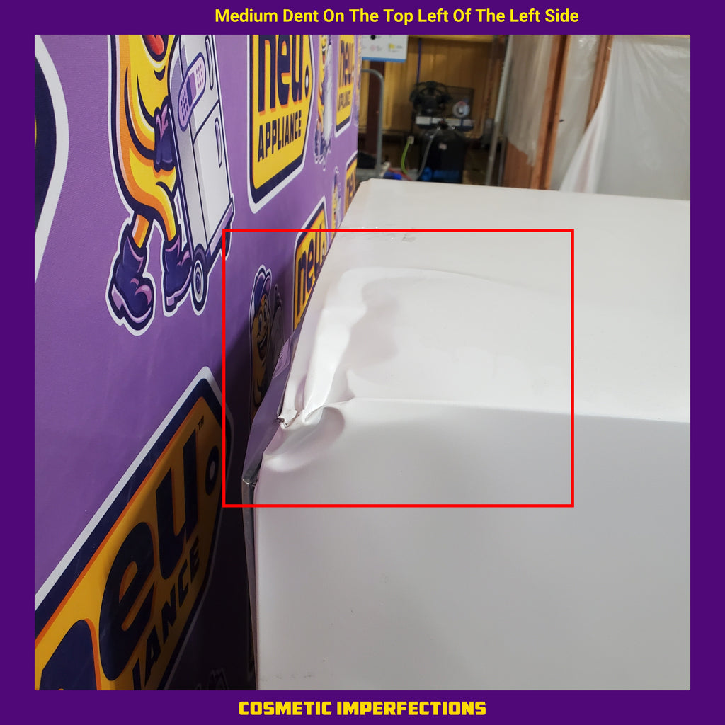 Pictures of Frigidaire Top Freezer 18 Cu. Ft. Capacity Refrigerator with Spacious Interior Storage and Bright LED Lighting in White FFHT1822UW - 3SD388 - Scratch and Dent (Minor) - Neu Appliance Outlet - Discount Appliance Outlet in Austin, Tx