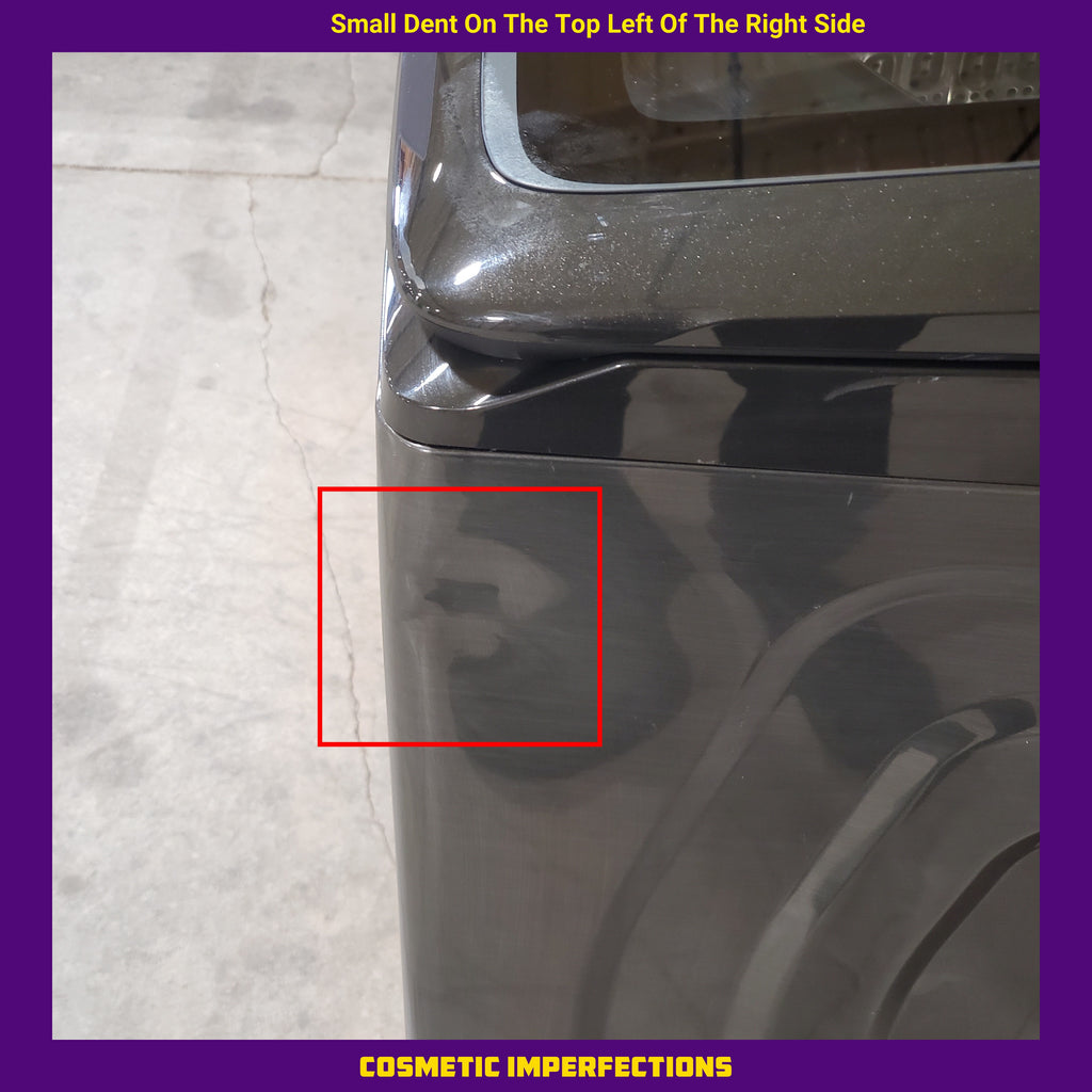 Pictures of Samsung 5.4 cu. ft. Top Load Washer with Active WaterJet in Black Stainless Steel WA54R7200AV - Certified Refurbished - Neu Appliance Outlet - Discount Appliance Outlet in Austin, Tx