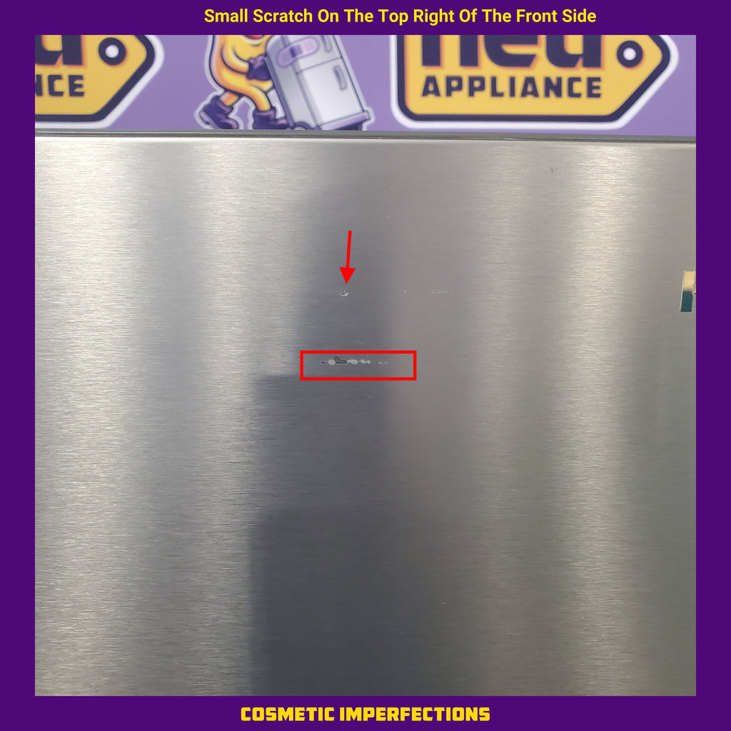 Pictures of Hisense PureFlat Standard-Depth 25.4-cu ft 3.0 -Door French Door Refrigerator with Dual Ice Maker with Water and Ice Dispenser ( Fingerprint Resistant Stainless Steel ) ENERGY STAR-HRF254N6DSE-Scratch and Dent(Minor) - Neu Appliance Outlet - Discount Appliance Outlet in Austin, Tx