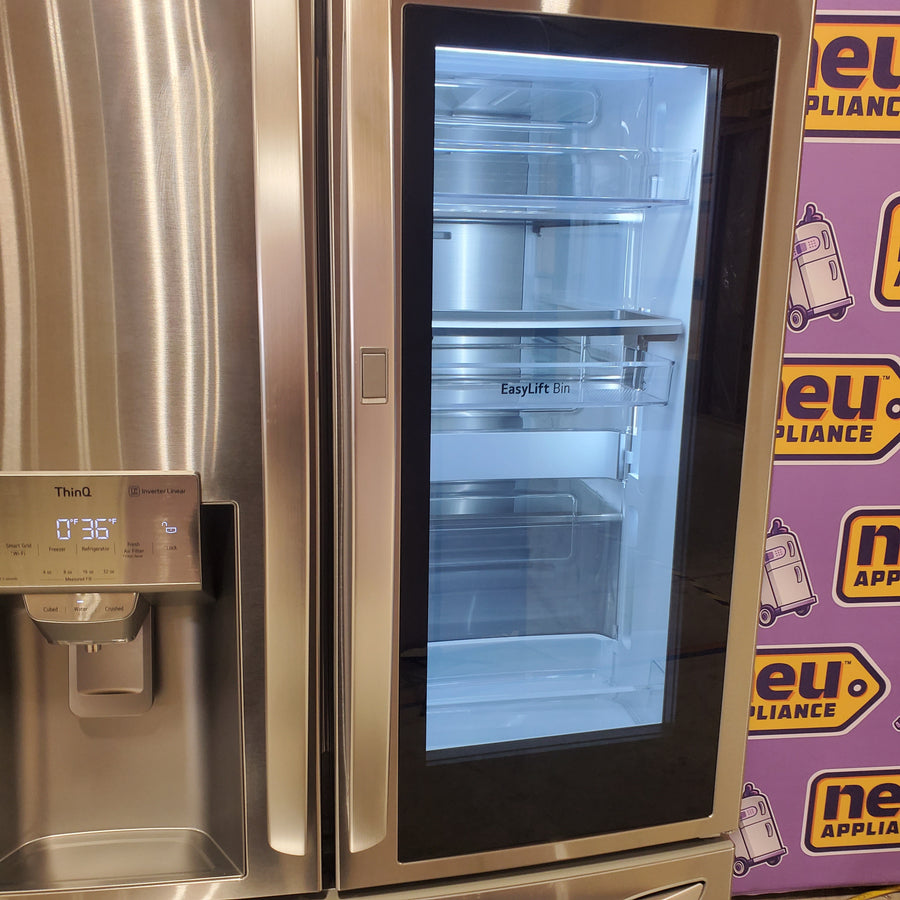 LG 30 cu. ft. Smart InstaView® Door-in-Door® Refrigerator with Craft Ice™ LRMVS3006S - Scratch & Dent (Minor)