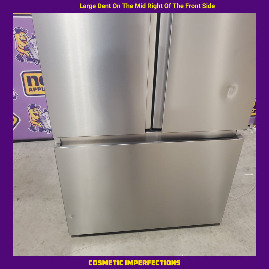 Hisense 26.6 cu. ft. French Door Refrigerator in Fingerprint Resistant Stainless Steel HRF266N6CSE1 - Scratch & Dent (Major)