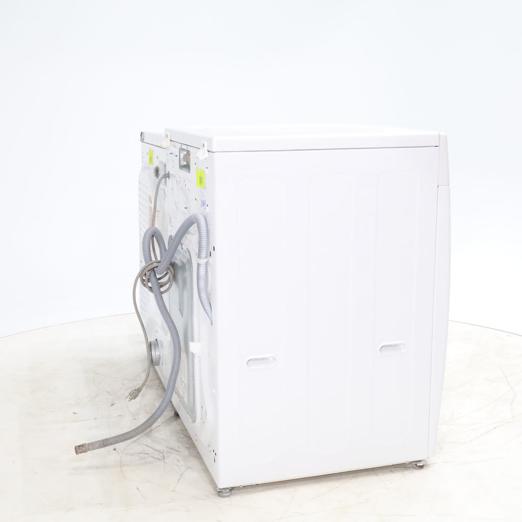 Pictures of LG Frontload 3.6 cu ft 27 inch Wide Washing Machine with Direct Drive Motor and White Samsung 7.5 cu. ft. Front Load Electric Dryer with Smart Care - Certified Refurbished - Neu Appliance Outlet - Discount Appliance Outlet in Austin, Tx