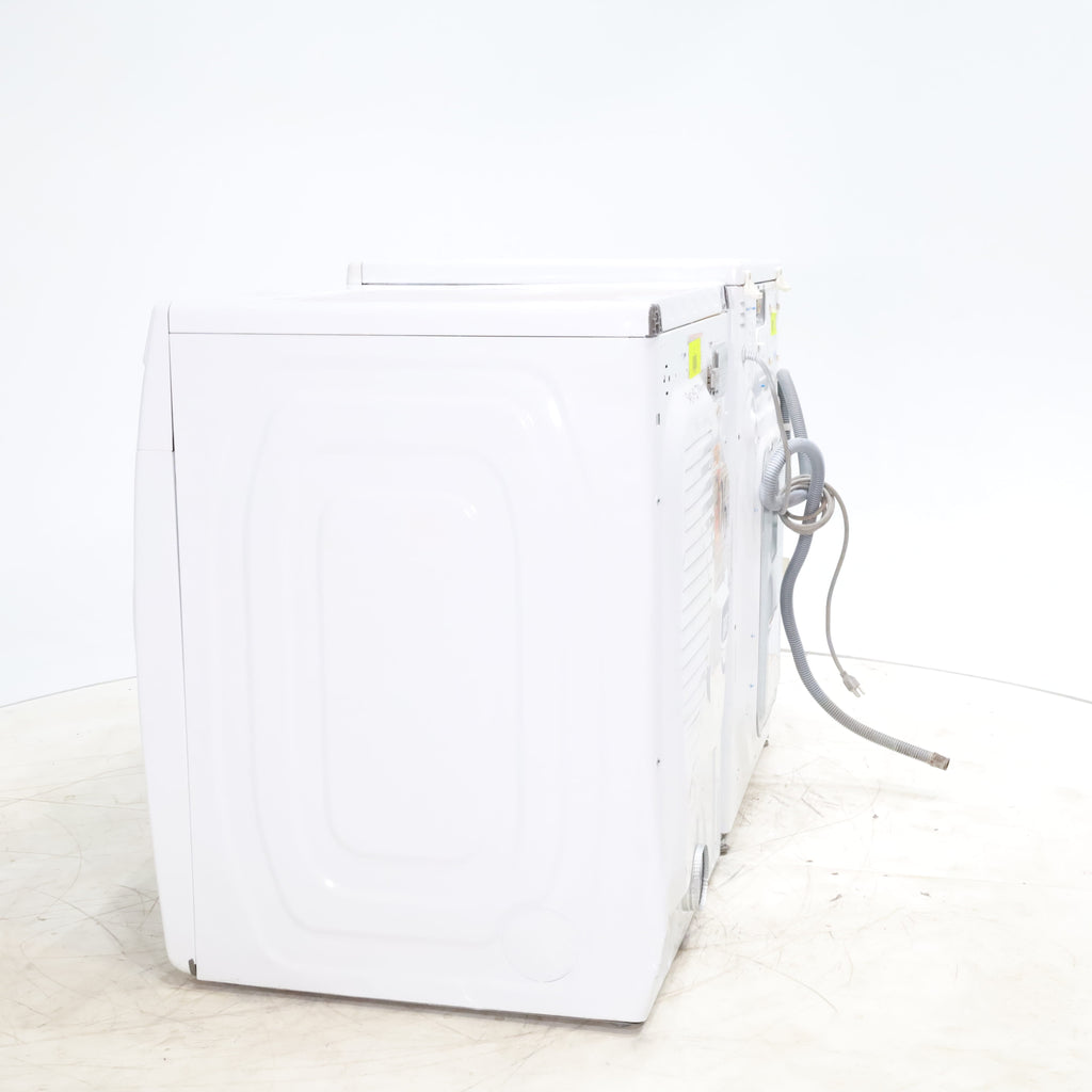 Pictures of LG Frontload 3.6 cu ft 27 inch Wide Washing Machine with Direct Drive Motor and White Samsung 7.5 cu. ft. Front Load Electric Dryer with Smart Care - Certified Refurbished - Neu Appliance Outlet - Discount Appliance Outlet in Austin, Tx