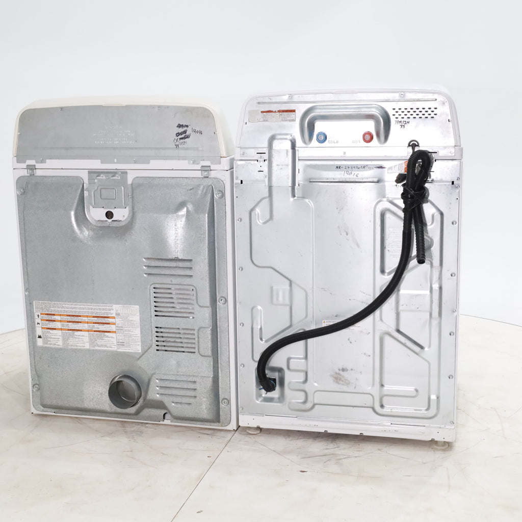 Pictures of Amana 3.8 cu. ft. Top Load Washing Machine with Deep Water Wash Option and Amana 7.0 cu. ft. Electric Dryer with Automatic Cycles - Certified Refurbished - Neu Appliance Outlet - Discount Appliance Outlet in Austin, Tx