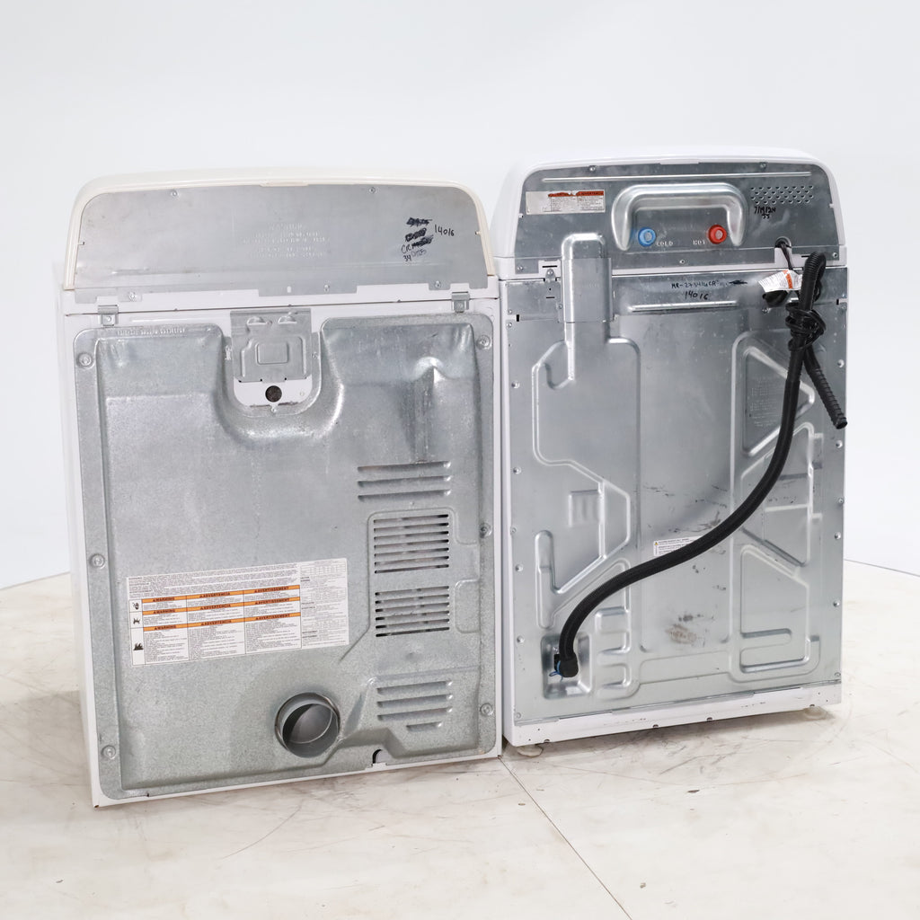 Pictures of Amana 3.8 cu. ft. Top Load Washing Machine with Deep Water Wash Option and Amana 7.0 cu. ft. Electric Dryer with Automatic Cycles - Certified Refurbished - Neu Appliance Outlet - Discount Appliance Outlet in Austin, Tx