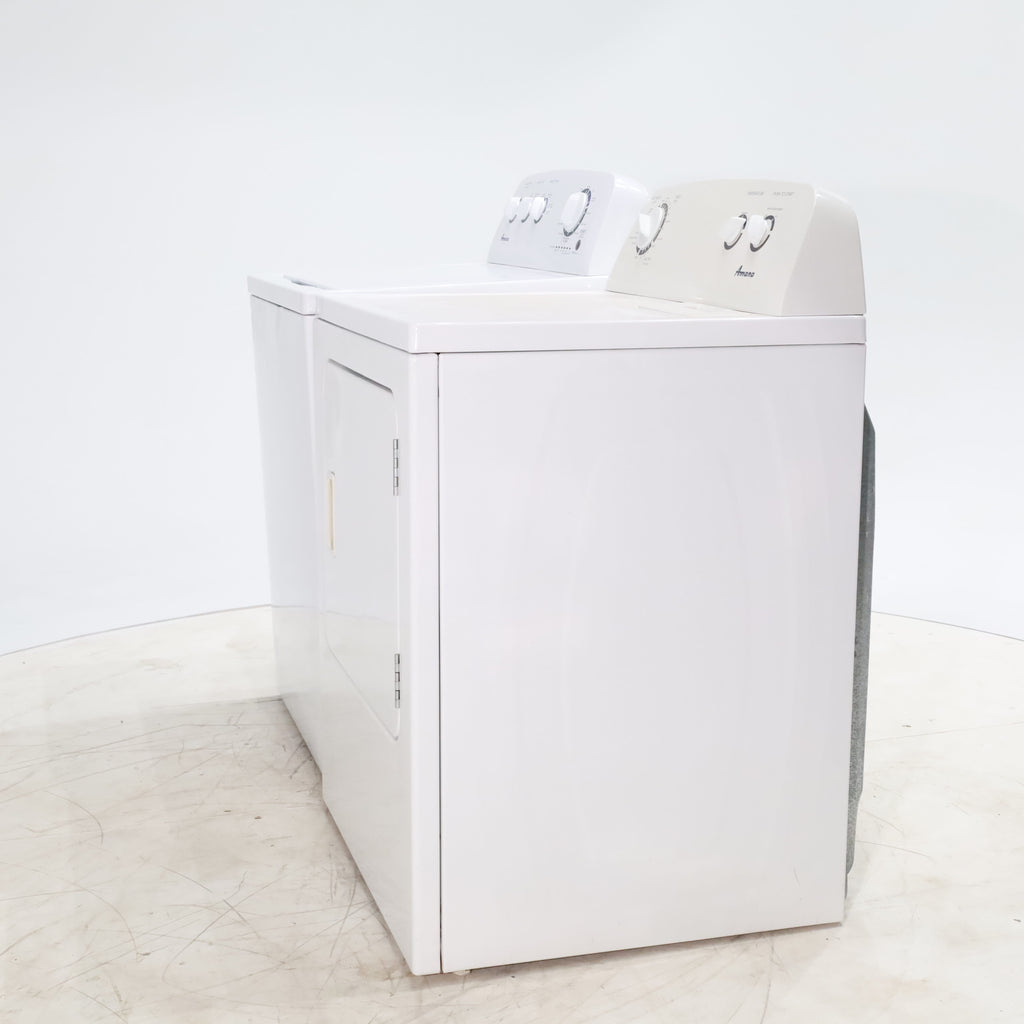 Pictures of Amana 3.8 cu. ft. Top Load Washing Machine with Deep Water Wash Option and Amana 7.0 cu. ft. Electric Dryer with Automatic Cycles - Certified Refurbished - Neu Appliance Outlet - Discount Appliance Outlet in Austin, Tx