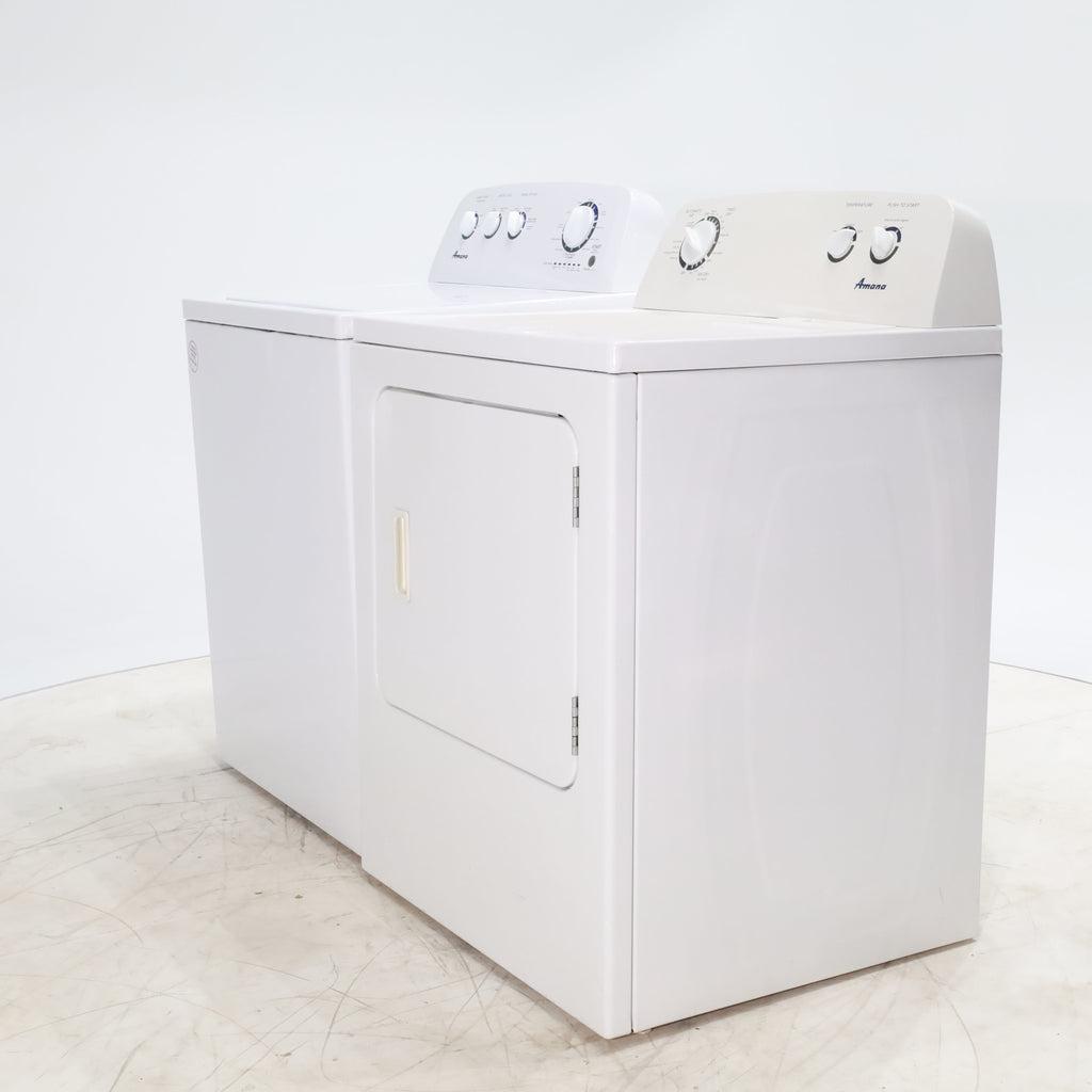 Pictures of Amana 3.8 cu. ft. Top Load Washing Machine with Deep Water Wash Option and Amana 7.0 cu. ft. Electric Dryer with Automatic Cycles - Certified Refurbished - Neu Appliance Outlet - Discount Appliance Outlet in Austin, Tx