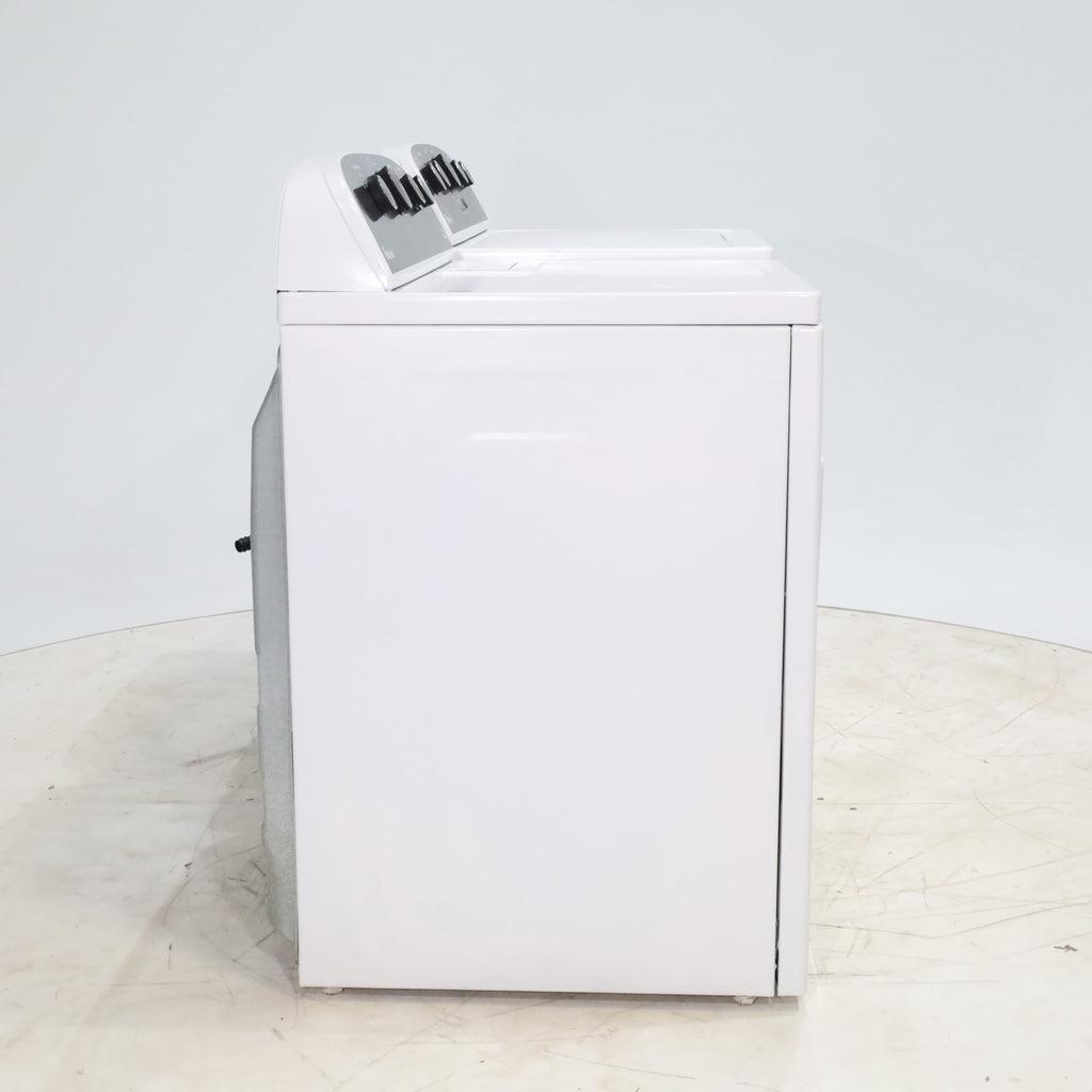 Pictures of ENERGY STAR 3.8 cu ft Whirlpool Top-Load Washing Machine with Low-Profile Impeller and 7.0 cu ft Whirlpool Electric Dryer with Hamper Door - Certified Refurbished - Neu Appliance Outlet - Discount Appliance Outlet in Austin, Tx