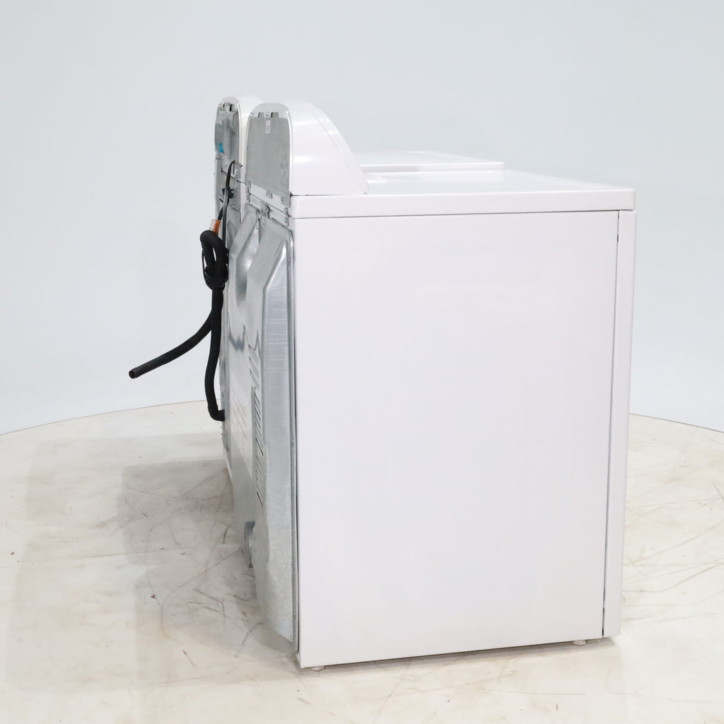 Pictures of ENERGY STAR 3.8 cu ft Whirlpool Top-Load Washing Machine with Low-Profile Impeller and 7.0 cu ft Whirlpool Electric Dryer with Hamper Door - Certified Refurbished - Neu Appliance Outlet - Discount Appliance Outlet in Austin, Tx