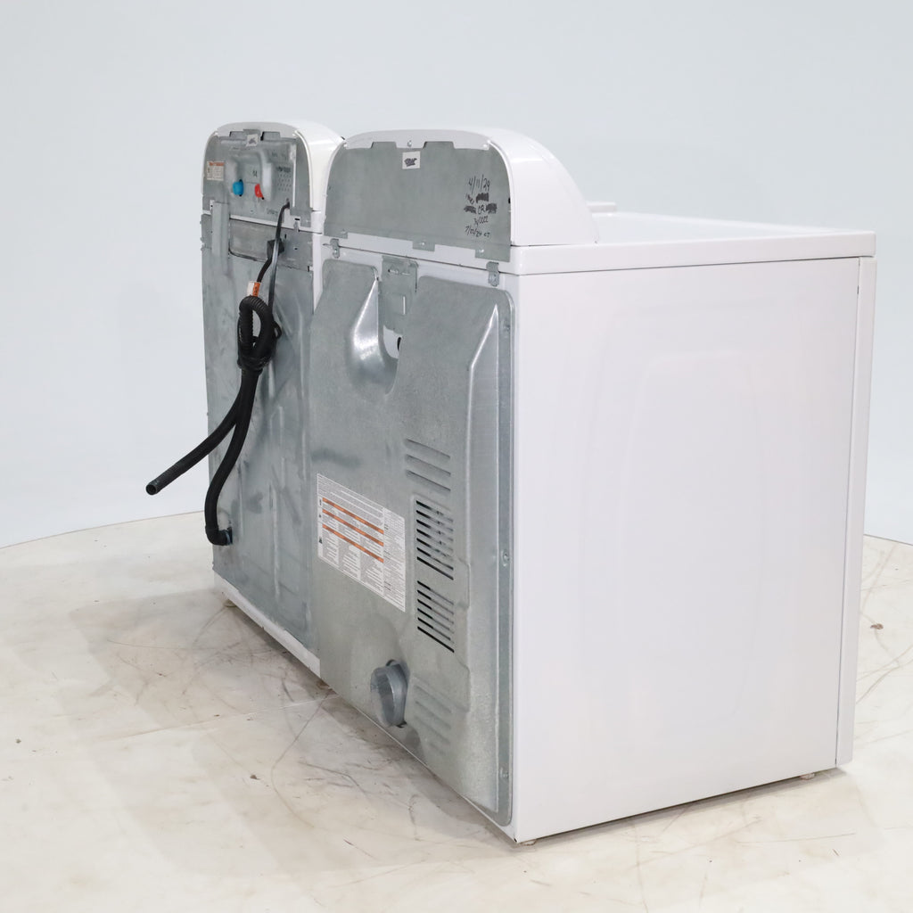 Pictures of ENERGY STAR 3.8 cu ft Whirlpool Top-Load Washing Machine with Low-Profile Impeller and 7.0 cu ft Whirlpool Electric Dryer with Hamper Door - Certified Refurbished - Neu Appliance Outlet - Discount Appliance Outlet in Austin, Tx