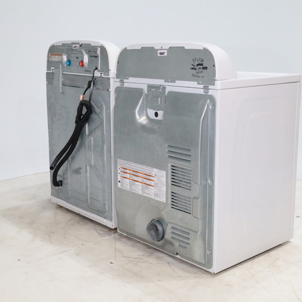 Pictures of ENERGY STAR 3.8 cu ft Whirlpool Top-Load Washing Machine with Low-Profile Impeller and 7.0 cu ft Whirlpool Electric Dryer with Hamper Door - Certified Refurbished - Neu Appliance Outlet - Discount Appliance Outlet in Austin, Tx