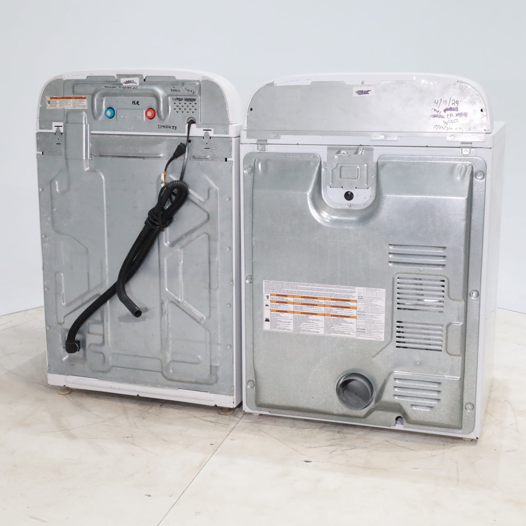 Pictures of ENERGY STAR 3.8 cu ft Whirlpool Top-Load Washing Machine with Low-Profile Impeller and 7.0 cu ft Whirlpool Electric Dryer with Hamper Door - Certified Refurbished - Neu Appliance Outlet - Discount Appliance Outlet in Austin, Tx