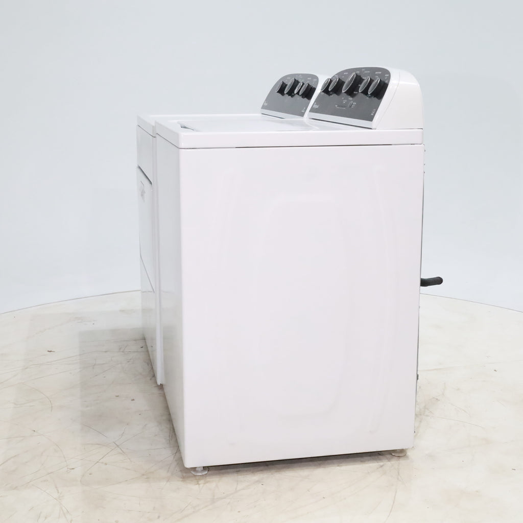 Pictures of ENERGY STAR 3.8 cu ft Whirlpool Top-Load Washing Machine with Low-Profile Impeller and 7.0 cu ft Whirlpool Electric Dryer with Hamper Door - Certified Refurbished - Neu Appliance Outlet - Discount Appliance Outlet in Austin, Tx