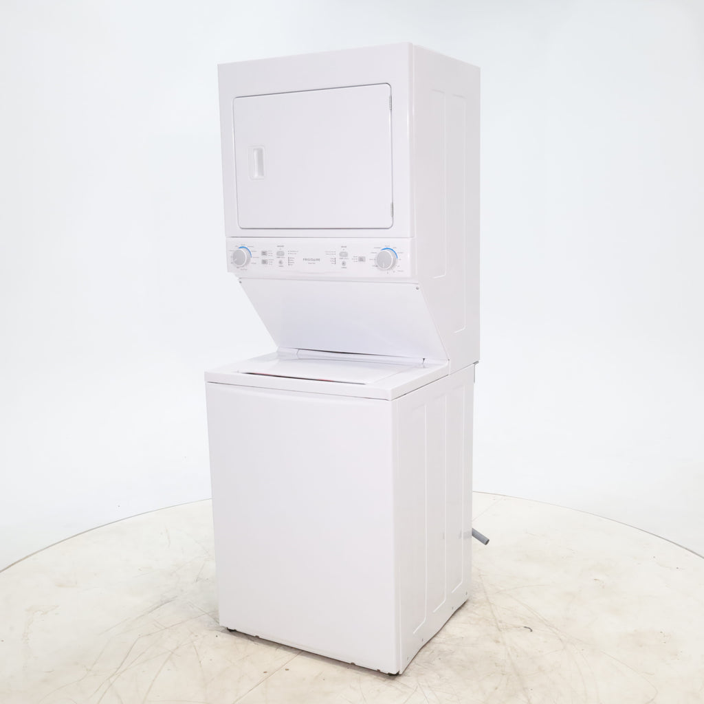 Pictures of Frigidaire Stacked Laundry Center with 3.9 cu ft Capacity Washer and 5.6 cu ft Electric Dryer with Maxfill Option- Certified Refurbished - Neu Appliance Outlet - Discount Appliance Outlet in Austin, Tx
