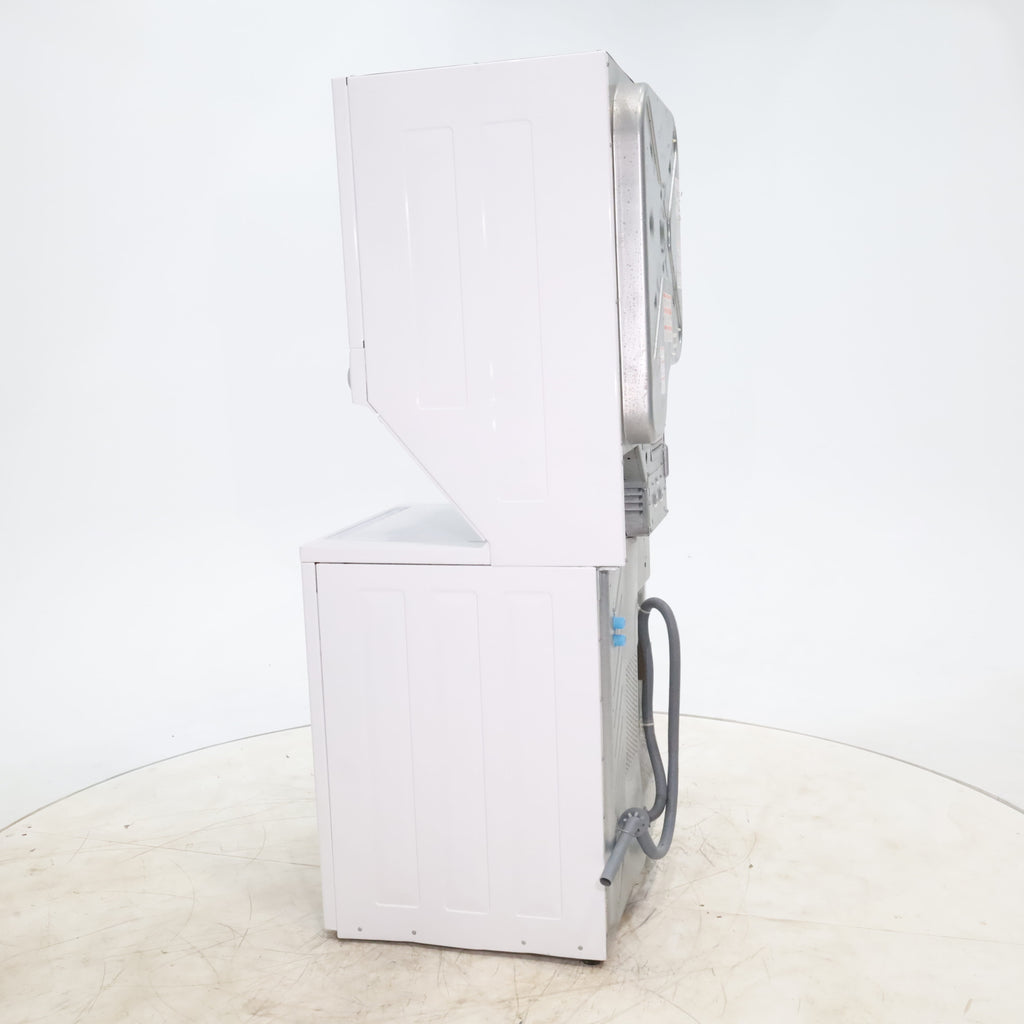 Pictures of Frigidaire Stacked Laundry Center with 3.9 cu ft Capacity Washer and 5.6 cu ft Electric Dryer with Maxfill Option- Certified Refurbished - Neu Appliance Outlet - Discount Appliance Outlet in Austin, Tx