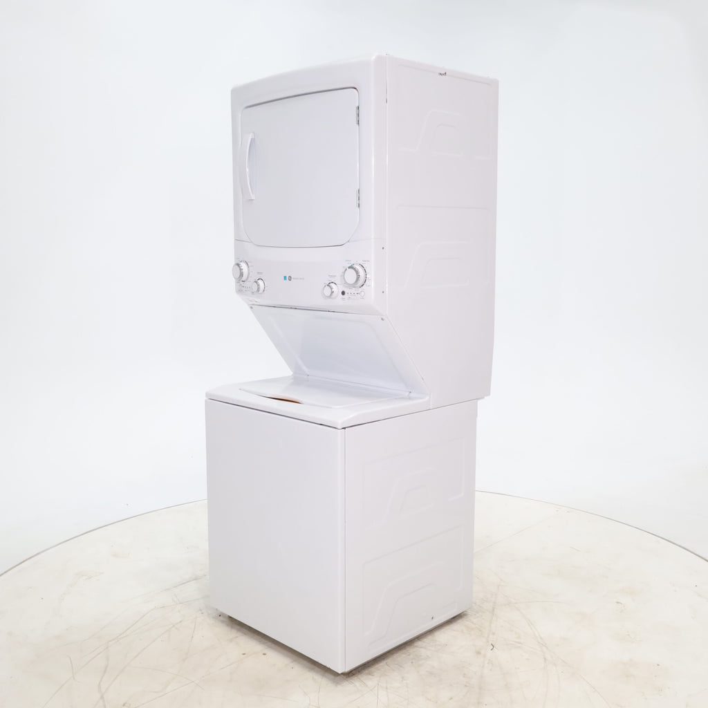 Pictures of ENERGY STAR GE 3.9 cu. ft. Laundry Center Washer with Infusor Wash Mechanism and 5.9 cu. ft. Electric Dryer with 3-Way Venting - Scratch & Dent - Major - Neu Appliance Outlet - Discount Appliance Outlet in Austin, Tx