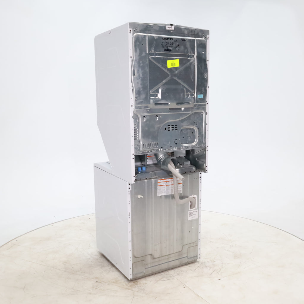 Pictures of ENERGY STAR GE 3.9 cu. ft. Laundry Center Washer with Infusor Wash Mechanism and 5.9 cu. ft. Electric Dryer with 3-Way Venting - Scratch & Dent - Major - Neu Appliance Outlet - Discount Appliance Outlet in Austin, Tx