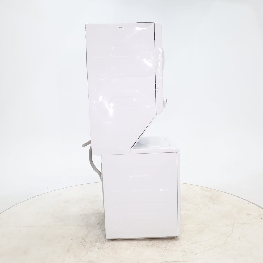 Pictures of ENERGY STAR GE 3.9 cu. ft. Laundry Center Washer with Infusor Wash Mechanism and 5.9 cu. ft. Electric Dryer with 3-Way Venting - Scratch & Dent - Major - Neu Appliance Outlet - Discount Appliance Outlet in Austin, Tx