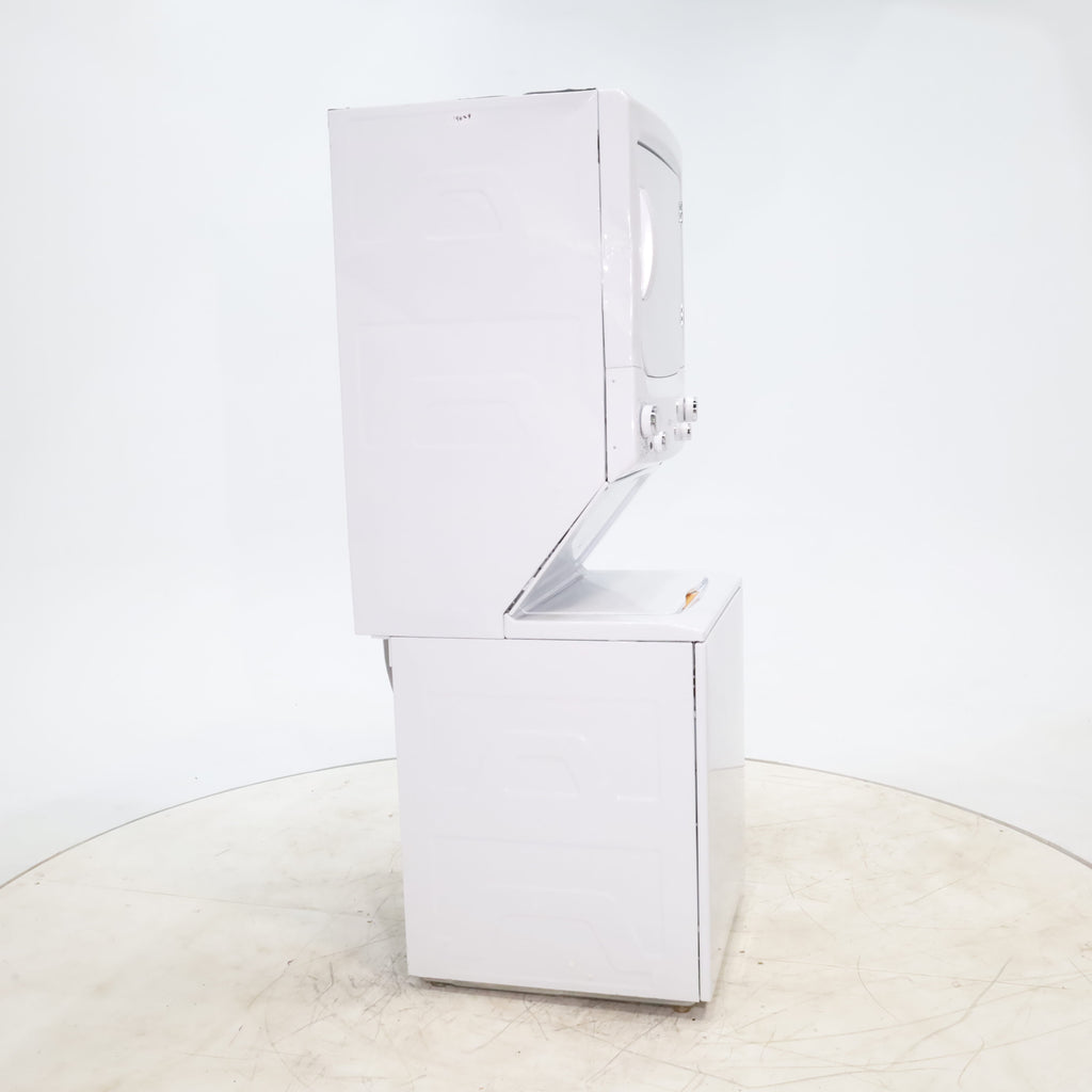 Pictures of ENERGY STAR GE 3.9 cu. ft. Laundry Center Washer with Infusor Wash Mechanism and 5.9 cu. ft. Electric Dryer with 3-Way Venting - Scratch & Dent - Major - Neu Appliance Outlet - Discount Appliance Outlet in Austin, Tx