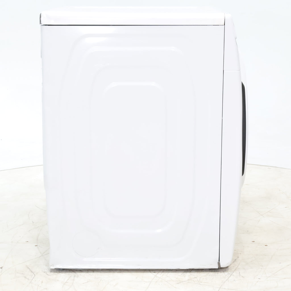 Pictures of White Samsung 7.5 cu. ft. Front Load Electric Dryer with Smart Care - Scratch and Dent - Major - Neu Appliance Outlet - Discount Appliance Outlet in Austin, Tx