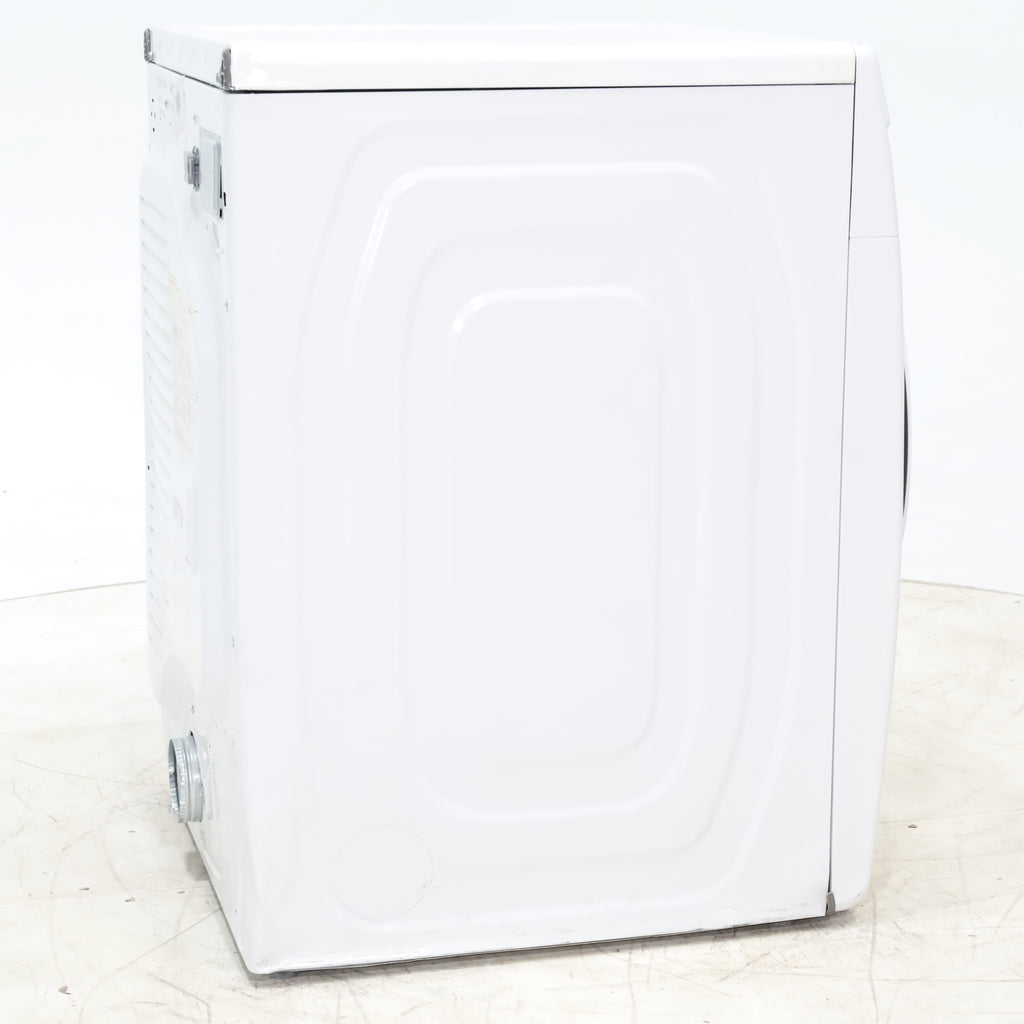 Pictures of White Samsung 7.5 cu. ft. Front Load Electric Dryer with Smart Care - Scratch and Dent - Major - Neu Appliance Outlet - Discount Appliance Outlet in Austin, Tx