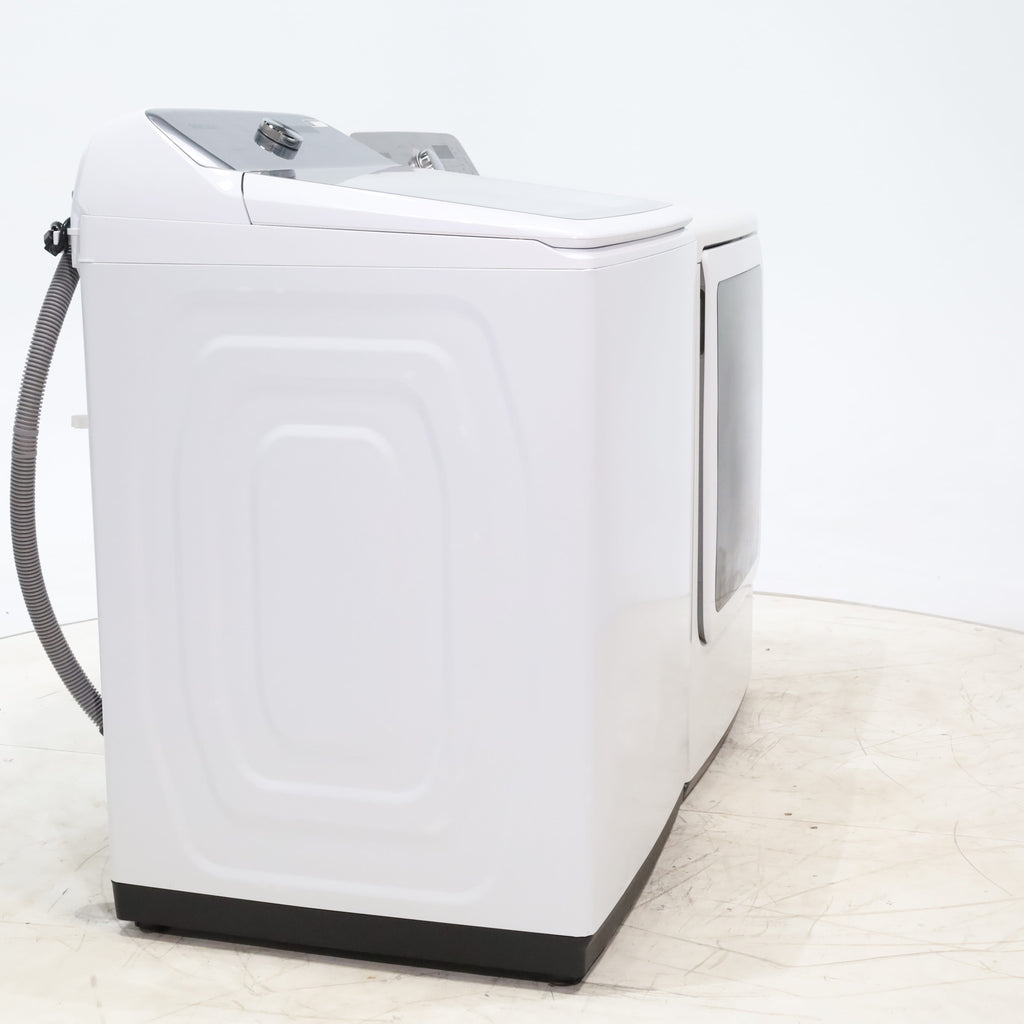 Pictures of ENERGY STAR Samsung 5.0 cu. ft. Top Load Washing Machine with Active Water Jet and Samsung 7.3 cu. ft. Electric Dryer with Smart Care - Certified Refurbished - Neu Appliance Outlet - Discount Appliance Outlet in Austin, Tx