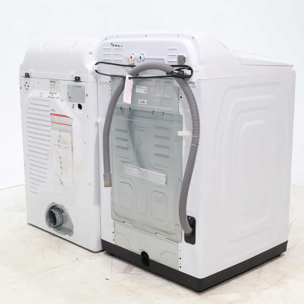 Pictures of ENERGY STAR Samsung 5.0 cu. ft. Top Load Washing Machine with Active Water Jet and Samsung 7.3 cu. ft. Electric Dryer with Smart Care - Certified Refurbished - Neu Appliance Outlet - Discount Appliance Outlet in Austin, Tx