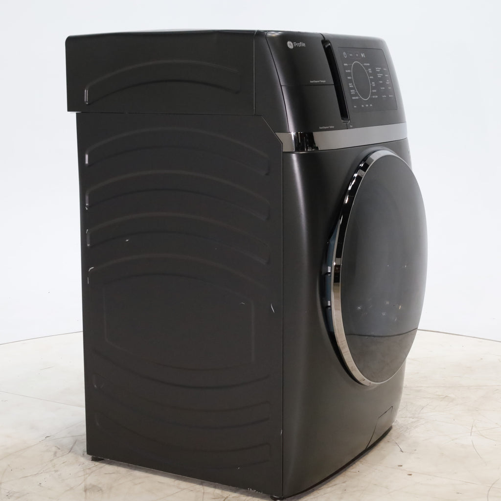 Pictures of Carbon Graphite ENERGY STAR  GE Profile 4.5 cu. ft. Capacity Front Load Combo Washing Machine and Electric Dryer with Ventless Heat Pump Technology - Scratch & Dent - Moderate - Neu Appliance Outlet - Discount Appliance Outlet in Austin, Tx