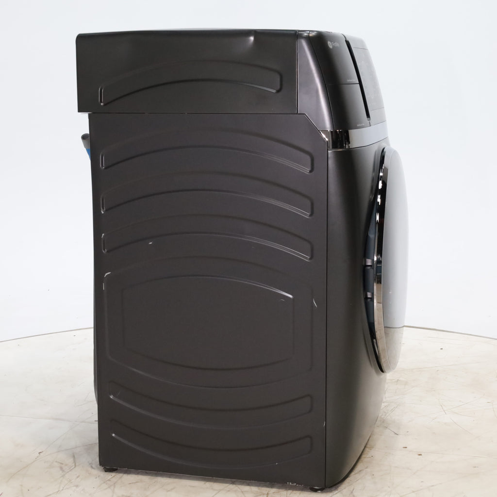 Pictures of Carbon Graphite ENERGY STAR  GE Profile 4.5 cu. ft. Capacity Front Load Combo Washing Machine and Electric Dryer with Ventless Heat Pump Technology - Scratch & Dent - Moderate - Neu Appliance Outlet - Discount Appliance Outlet in Austin, Tx