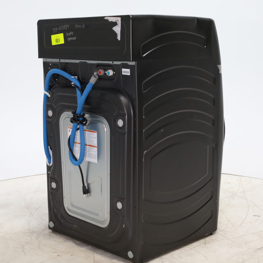 Pictures of Carbon Graphite ENERGY STAR  GE Profile 4.5 cu. ft. Capacity Front Load Combo Washing Machine and Electric Dryer with Ventless Heat Pump Technology - Scratch & Dent - Moderate - Neu Appliance Outlet - Discount Appliance Outlet in Austin, Tx