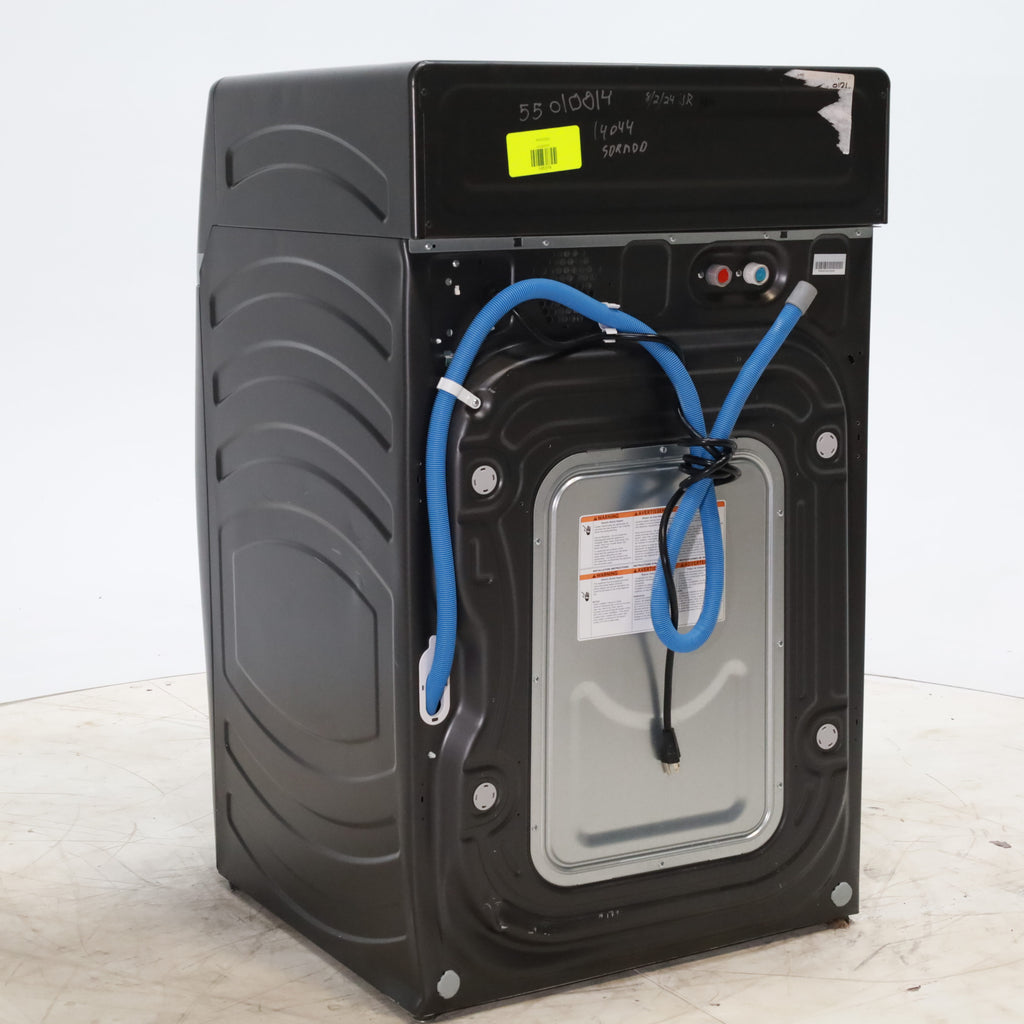 Pictures of Carbon Graphite ENERGY STAR  GE Profile 4.5 cu. ft. Capacity Front Load Combo Washing Machine and Electric Dryer with Ventless Heat Pump Technology - Scratch & Dent - Moderate - Neu Appliance Outlet - Discount Appliance Outlet in Austin, Tx