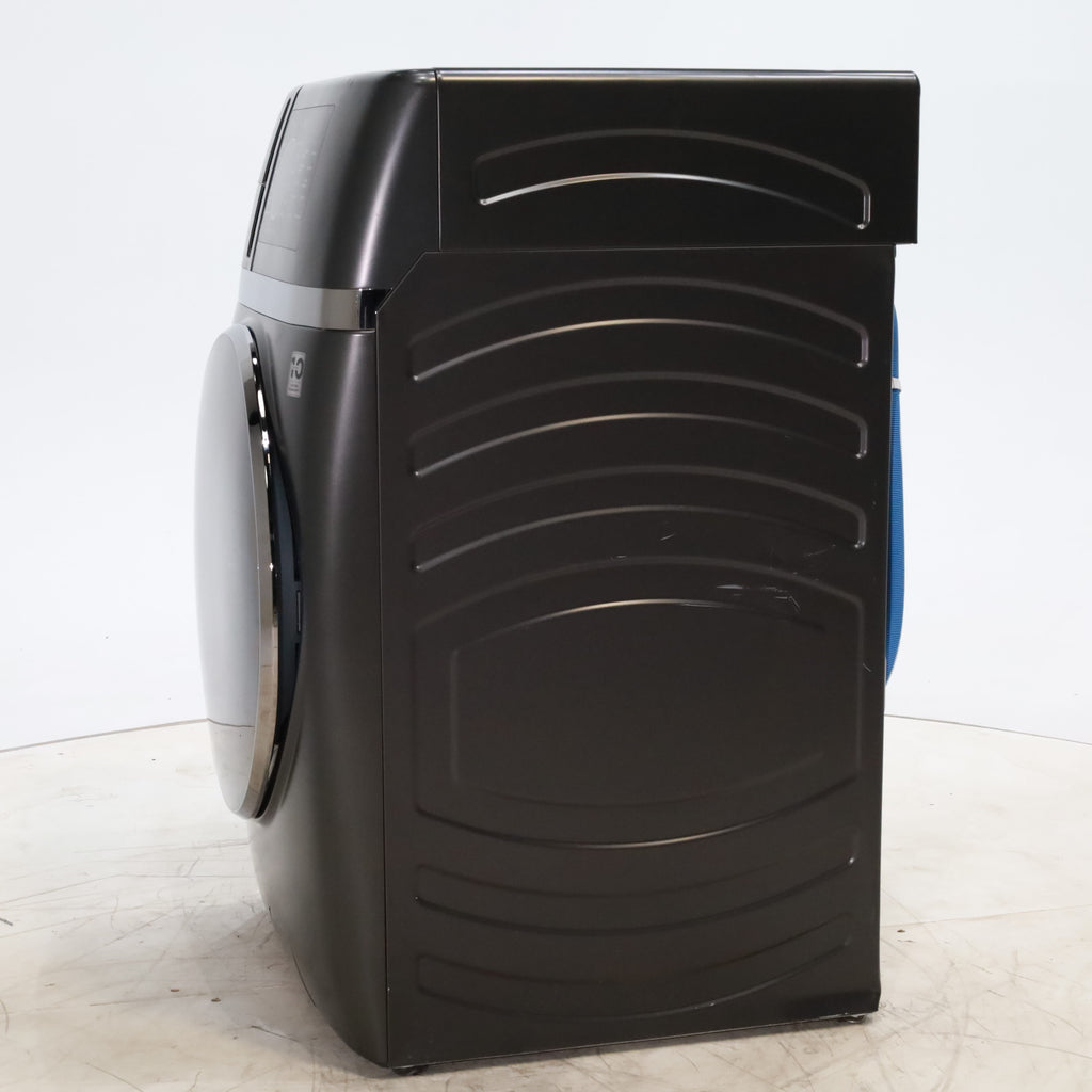 Pictures of Carbon Graphite ENERGY STAR  GE Profile 4.5 cu. ft. Capacity Front Load Combo Washing Machine and Electric Dryer with Ventless Heat Pump Technology - Scratch & Dent - Moderate - Neu Appliance Outlet - Discount Appliance Outlet in Austin, Tx