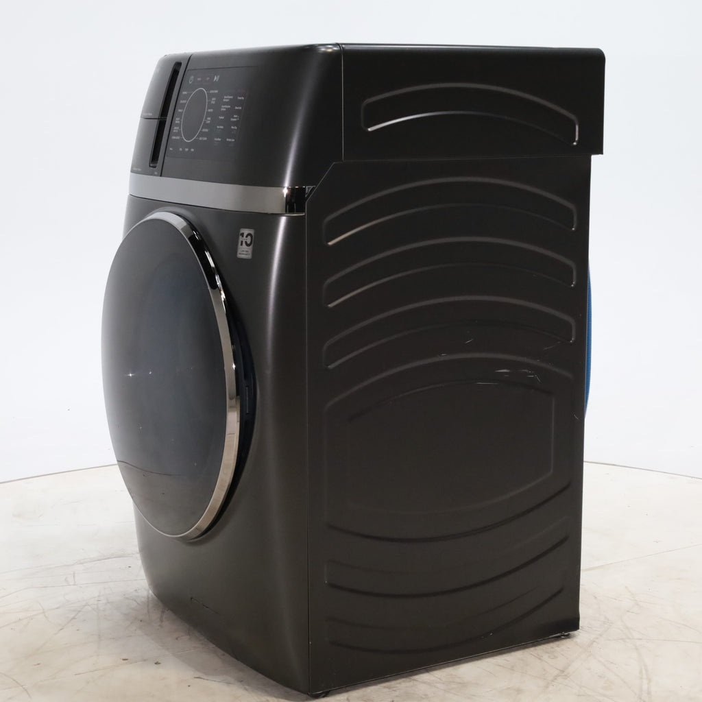 Pictures of Carbon Graphite ENERGY STAR  GE Profile 4.5 cu. ft. Capacity Front Load Combo Washing Machine and Electric Dryer with Ventless Heat Pump Technology - Scratch & Dent - Moderate - Neu Appliance Outlet - Discount Appliance Outlet in Austin, Tx