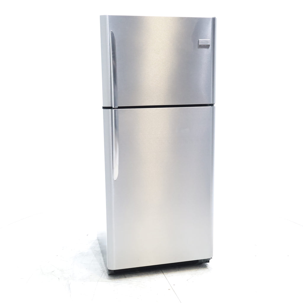 Pictures of 30" Wide Frigidaire Gallery Stainless Steel ENERGY STAR 20.6 Cu. Ft. Top Freezer Refrigerator with Spill Safe Glass Shelves - Certified Refurbished - Neu Appliance Outlet - Discount Appliance Outlet in Austin, Tx
