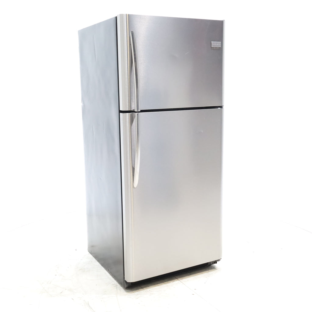 Pictures of 30" Wide Frigidaire Gallery Stainless Steel ENERGY STAR 20.6 Cu. Ft. Top Freezer Refrigerator with Spill Safe Glass Shelves - Certified Refurbished - Neu Appliance Outlet - Discount Appliance Outlet in Austin, Tx