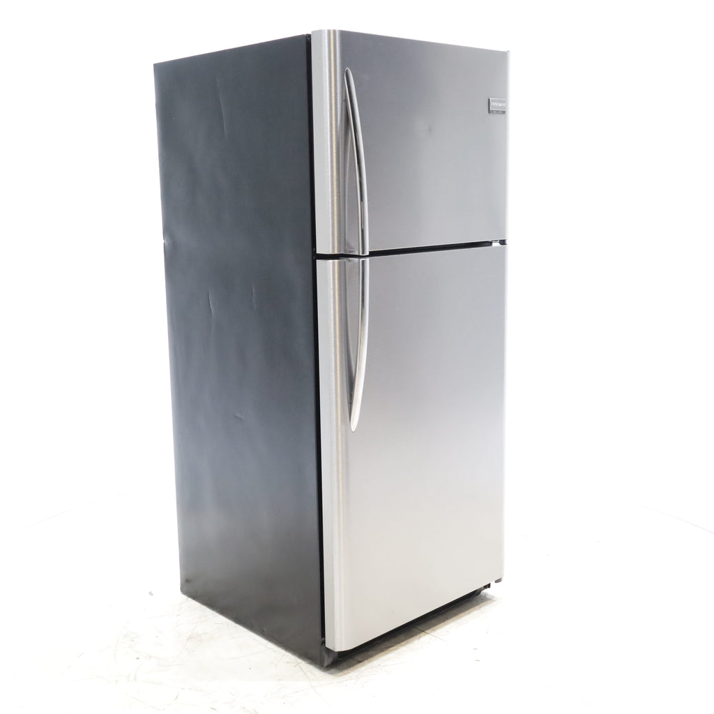Pictures of 30" Wide Frigidaire Gallery Stainless Steel ENERGY STAR 20.6 Cu. Ft. Top Freezer Refrigerator with Spill Safe Glass Shelves - Certified Refurbished - Neu Appliance Outlet - Discount Appliance Outlet in Austin, Tx