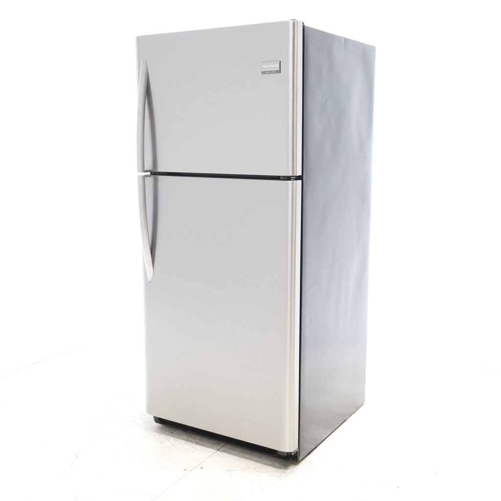 Pictures of 30" Wide Frigidaire Gallery Stainless Steel ENERGY STAR 20.6 Cu. Ft. Top Freezer Refrigerator with Spill Safe Glass Shelves - Certified Refurbished - Neu Appliance Outlet - Discount Appliance Outlet in Austin, Tx