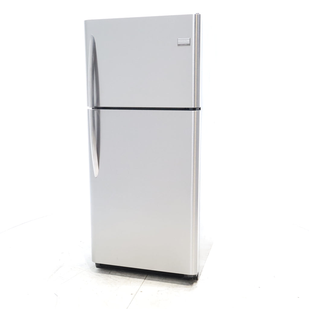 Pictures of 30" Wide Frigidaire Gallery Stainless Steel ENERGY STAR 20.6 Cu. Ft. Top Freezer Refrigerator with Spill Safe Glass Shelves - Certified Refurbished - Neu Appliance Outlet - Discount Appliance Outlet in Austin, Tx